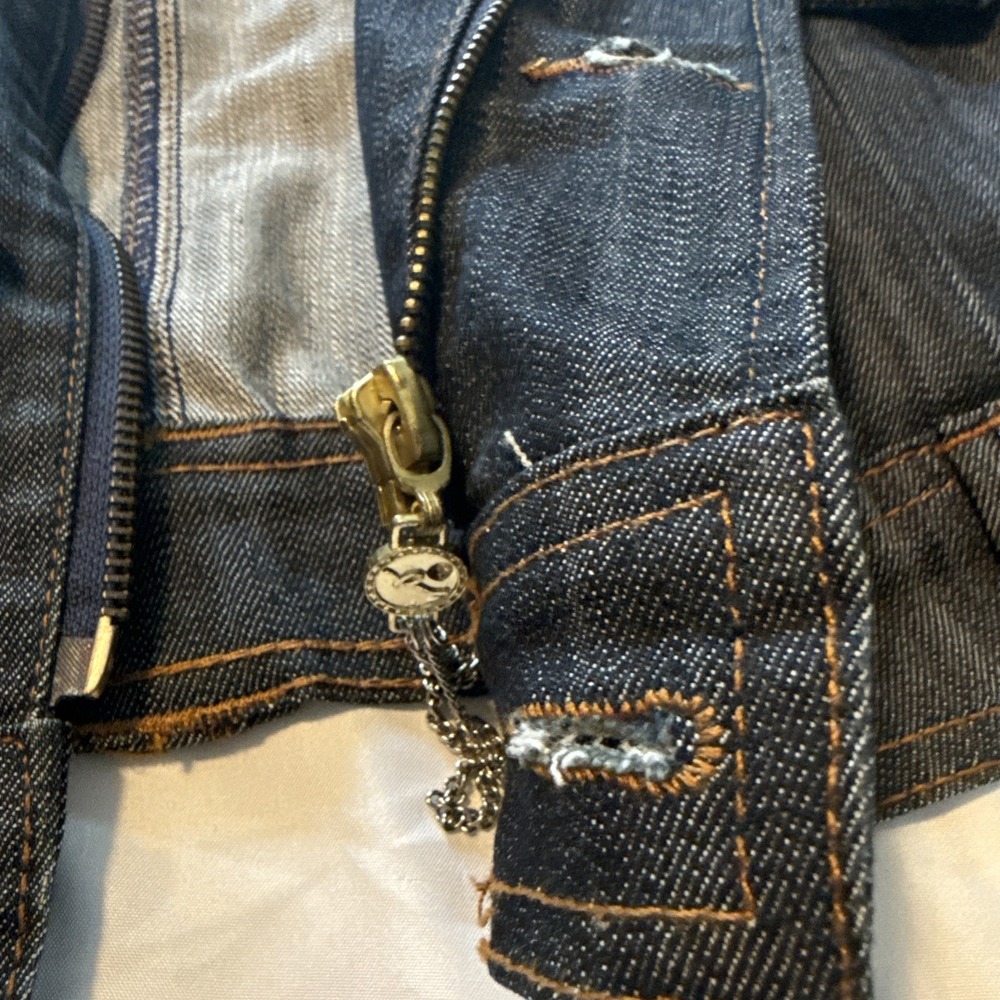 ROCAWEAR WOMEN LONG SLEEVE JEAN JACKET SIZE m - Picture 4 of 7